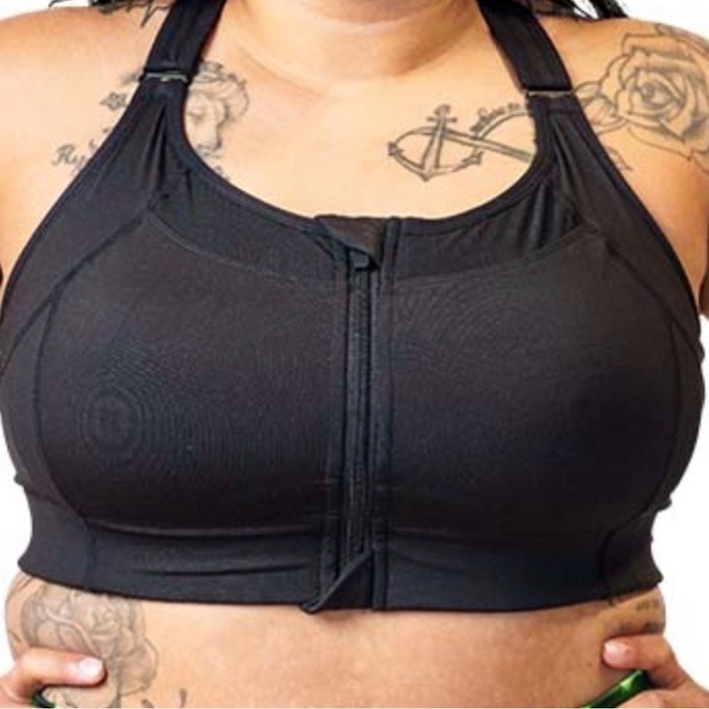 Constantly Varied Gear CVG Solid Black Women's Sports Bra | Size Large
